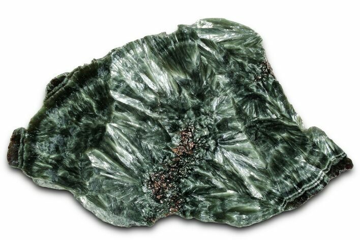 Polished Seraphinite Slab - Korshunovkiy Mine, Siberia #354249